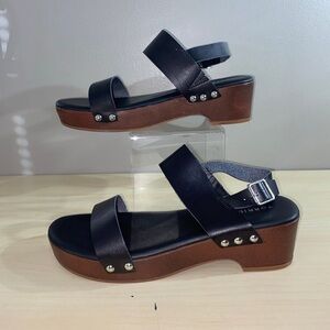 Black Platform Sandals